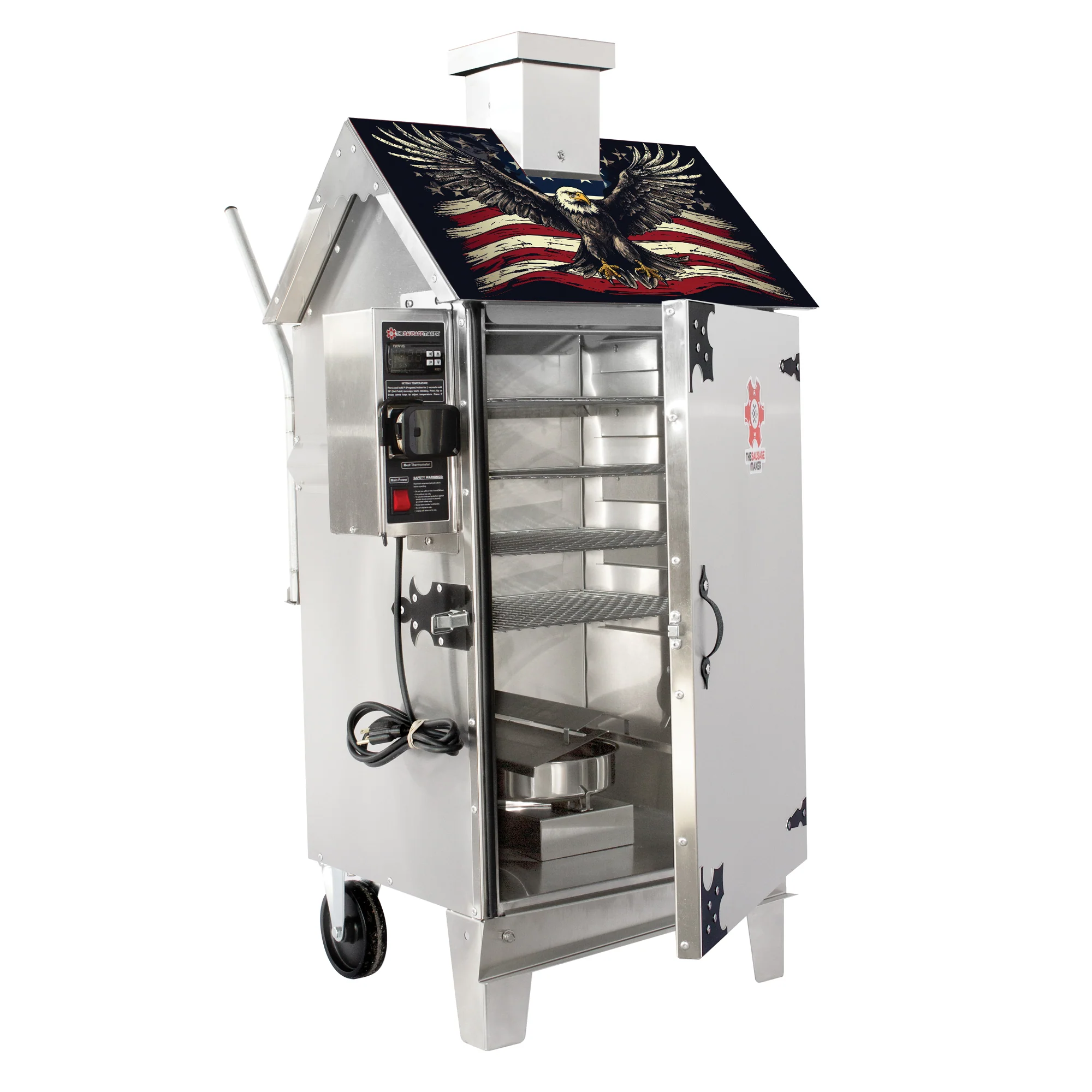 American Made Electric Smokers - Large 30 Lb. Capacity - Image 4