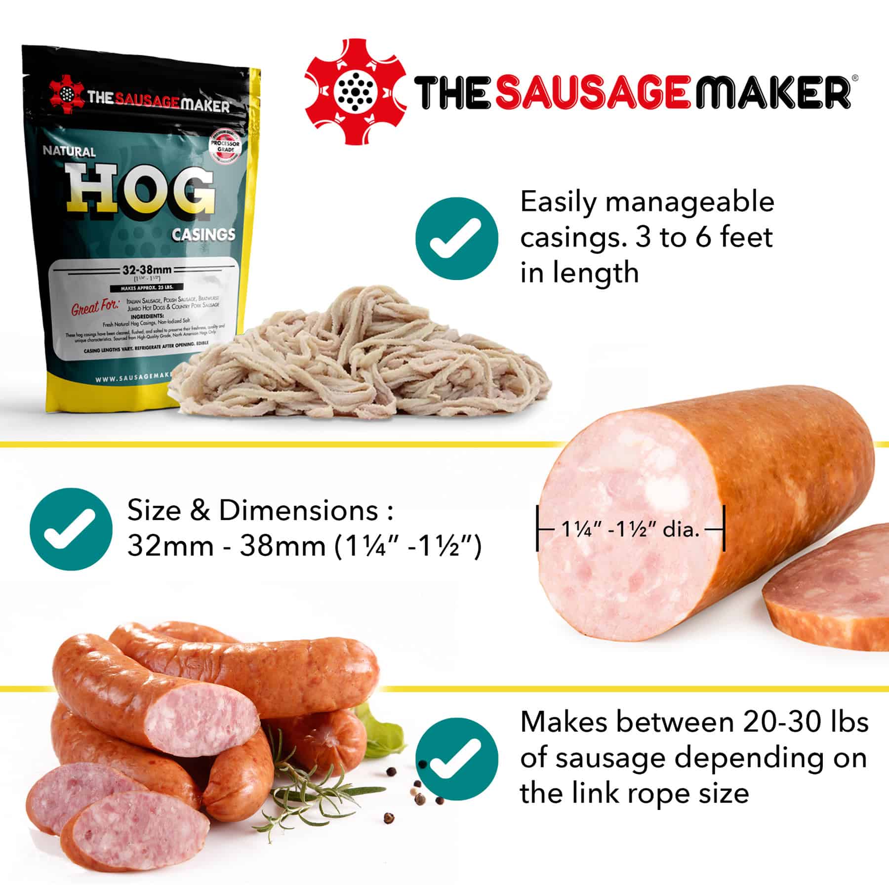 Natural Hog Casings Home Pack - Image 4